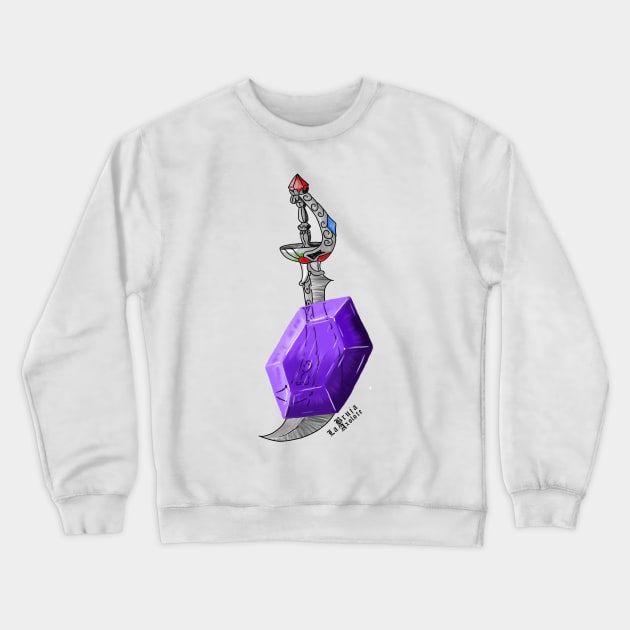 Zelda sword Crewneck Sweatshirt by La bruja axolote